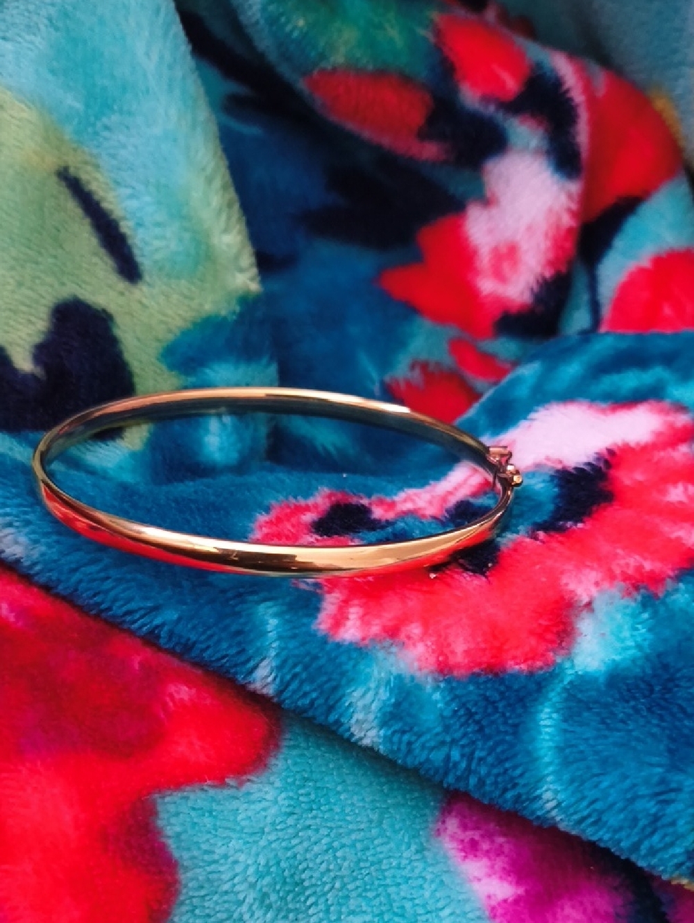 14K Over Sterling Silver Flexible Bangle